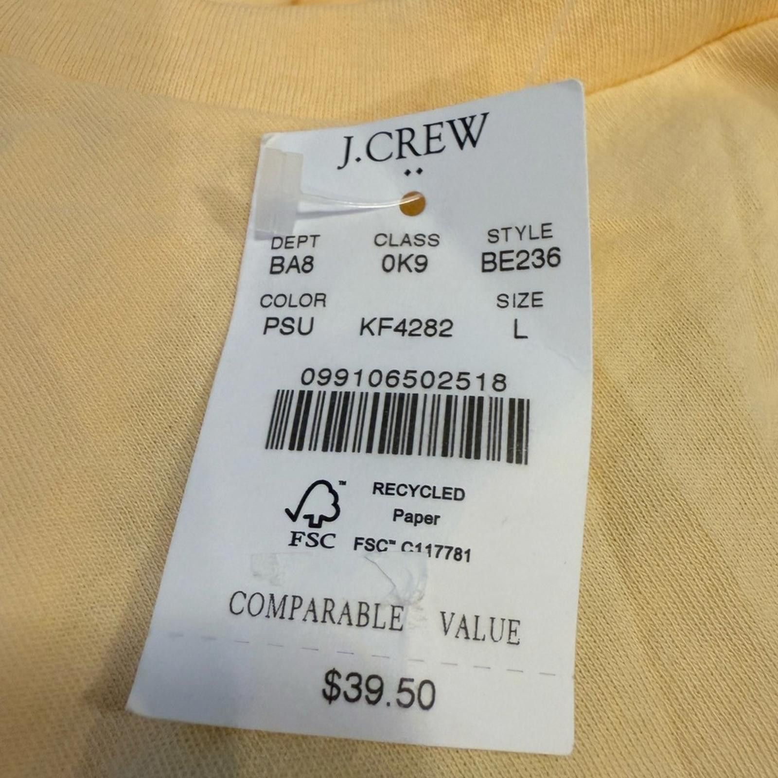 Other J. Crew Factory yellow & blue graphic dog tee shirt SZ LG Size US L / EU 52-54 / 3 - 5 Thumbnail