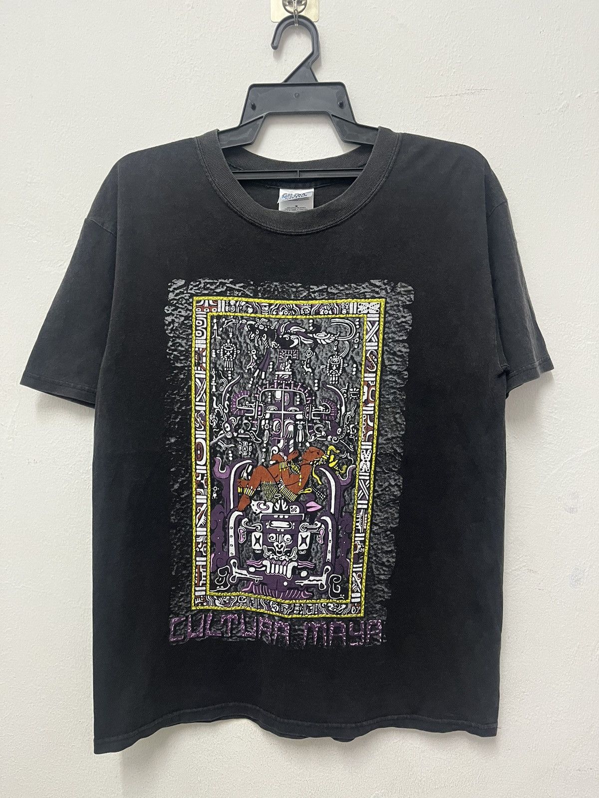 Vintage Vintage 90’s Cultura Maya Mesoamerican Art Tee Size US L / EU 52-54 / 3 - 1 Thumbnail