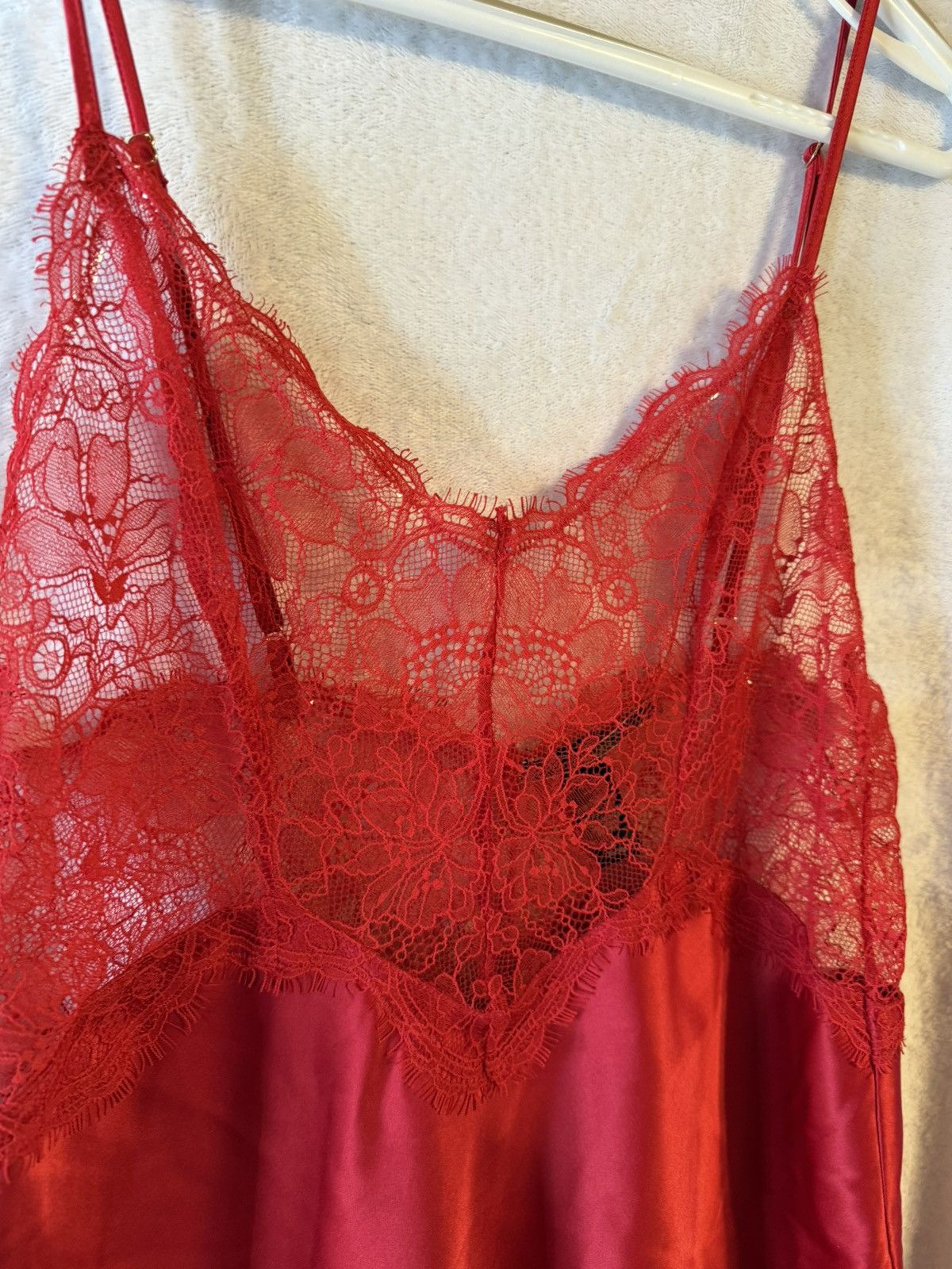 Victoria's Secret Victoria’s Secret size medium red lace nighty chemise Size M / US 6-8 / IT 42-44 - 6 Thumbnail