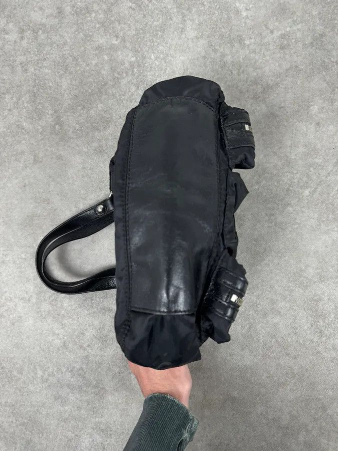 Dolce & Gabbana 2000s Dolce & Gabbana Black Cargo Zip Handle Bag Size ONE SIZE - 9 Thumbnail