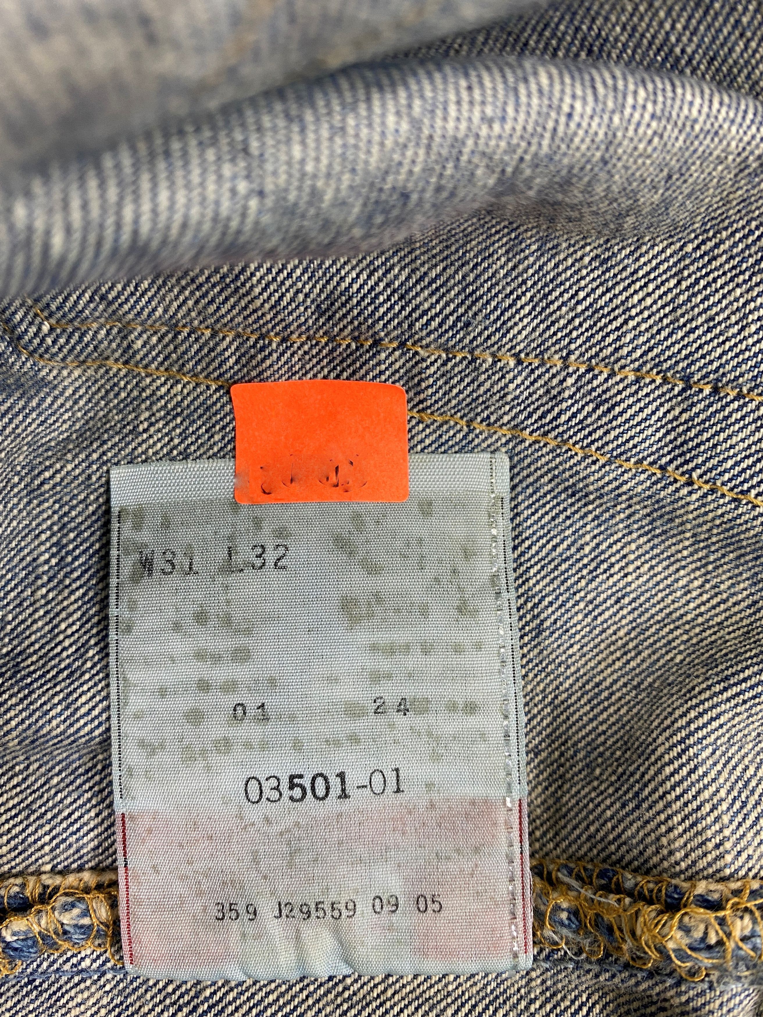 Japanese Brand Ripped Distressed Vintage Levi's 501 33x30 Denim -JN2463 Size US 33 - 9 Thumbnail
