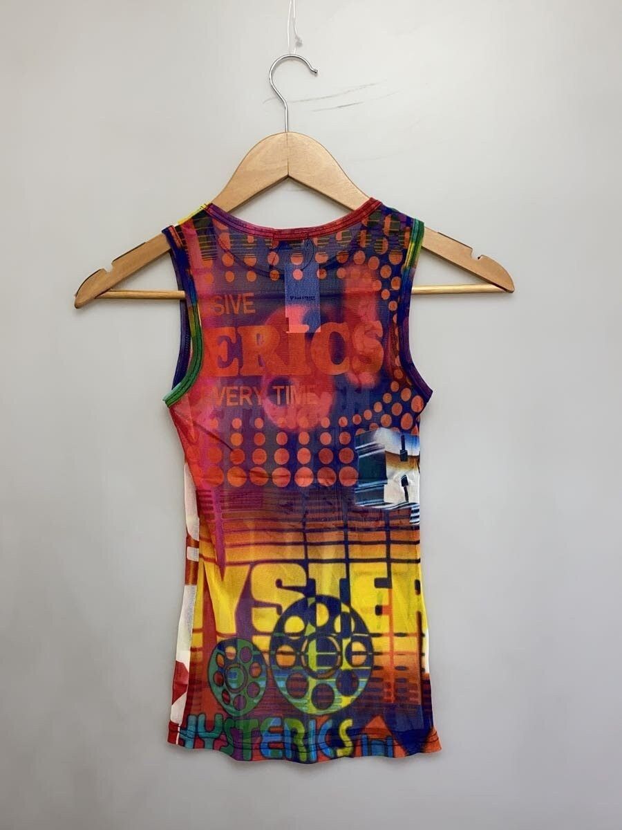 Hysteric Glamour 90s All Over Logo Graphic Mesh Tank Top Size M / US 6-8 / IT 42-44 - 2 Thumbnail