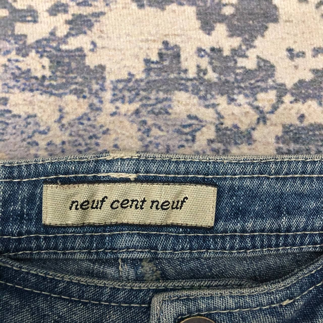 Japanese Brand P809 NEUF CENT NEUF FLARED JEANS Size 29" - 4 Thumbnail