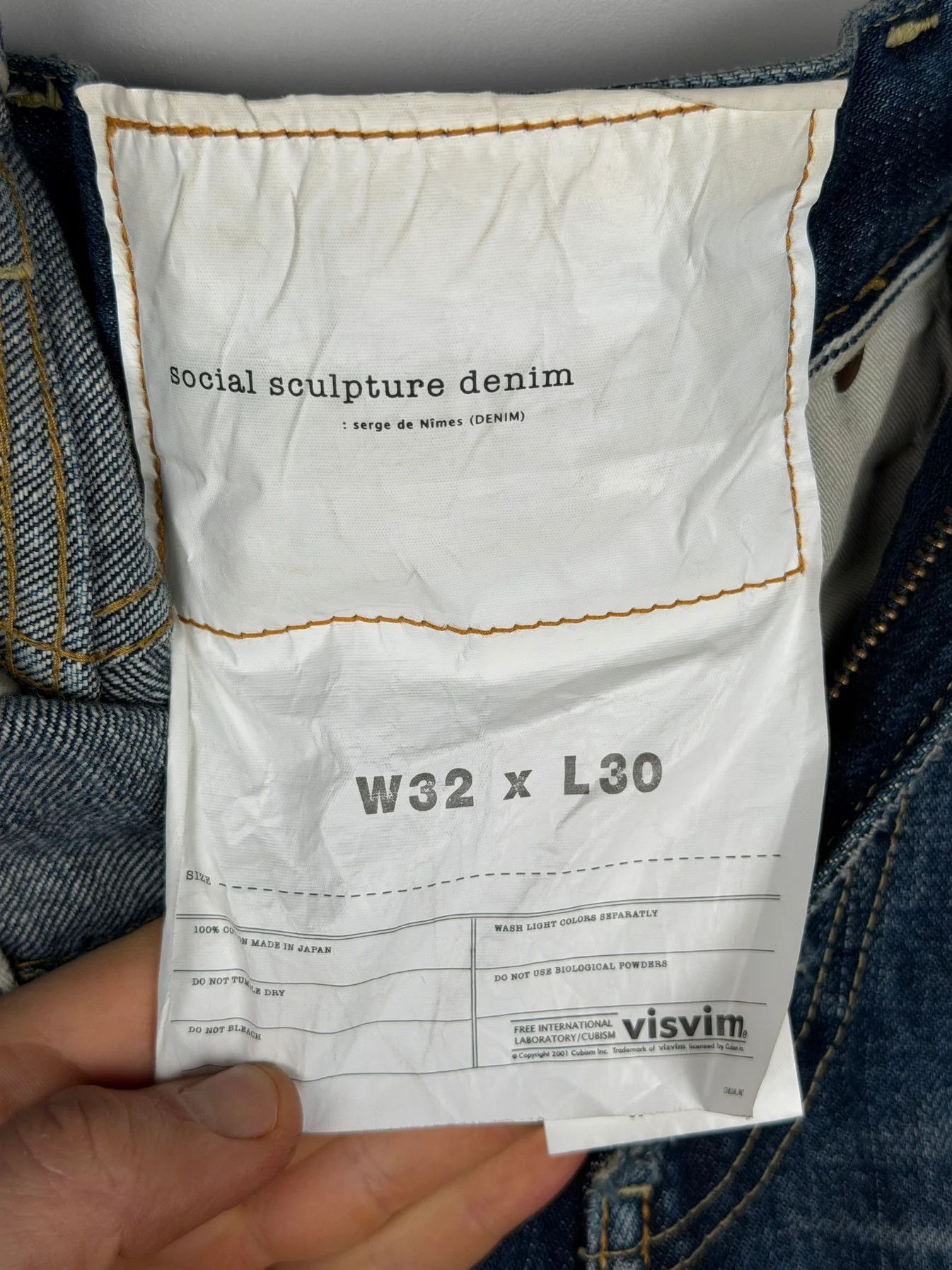 Visvim SS19 SPOT Social Sculpture 03 Damaged-17 Size US 32 / EU 48 - 11 Thumbnail