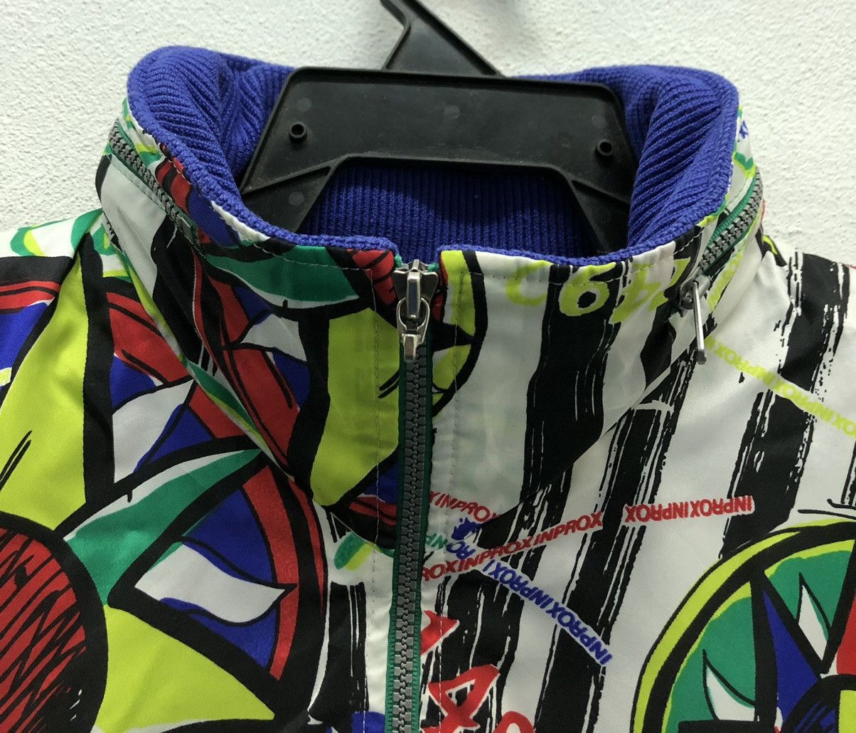 Asics Vintage Asics Abstract Graphic Windbreaker Jacket Made Japan Size US XL / EU 56 / 4 - 3 Thumbnail