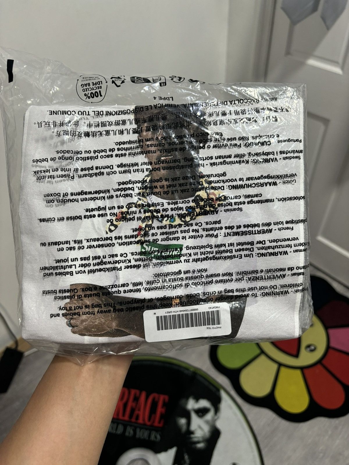 Supreme Supreme x Tyler, The Creator Grey Tee Size US M / EU 48-50 / 2 - 2 Thumbnail