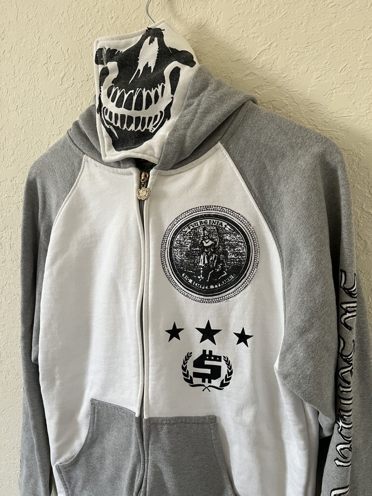 Vintage Y2K $MACK chicano skull face emo hoodie | Medium Size US M / EU 48-50 / 2 - 2 Thumbnail