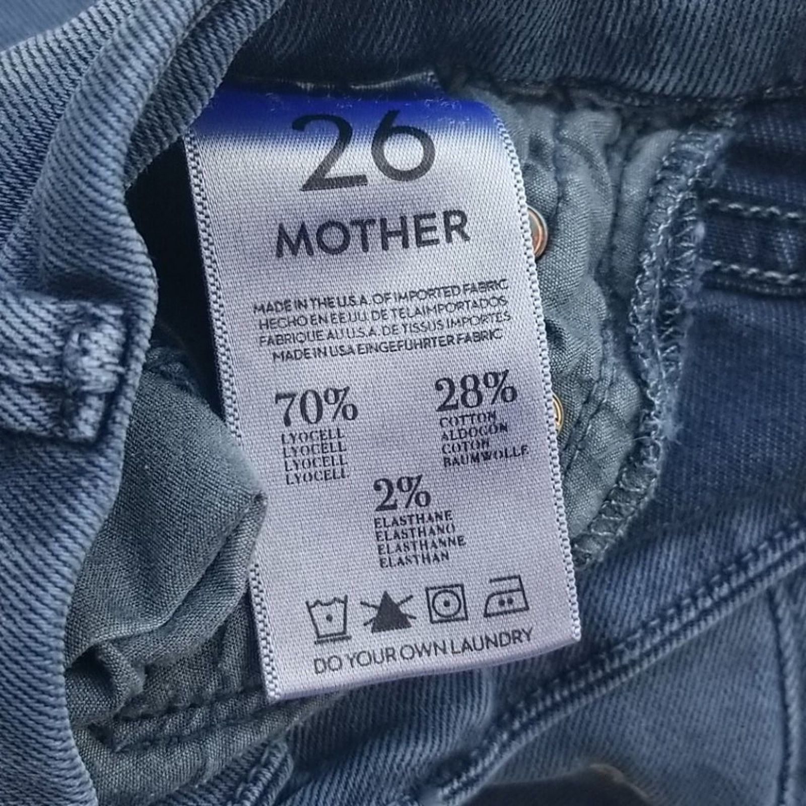 MOTHER Mother The Looker Ankle Zip Skinny Jean Size 26" / US 2 / IT 38 - 9 Thumbnail
