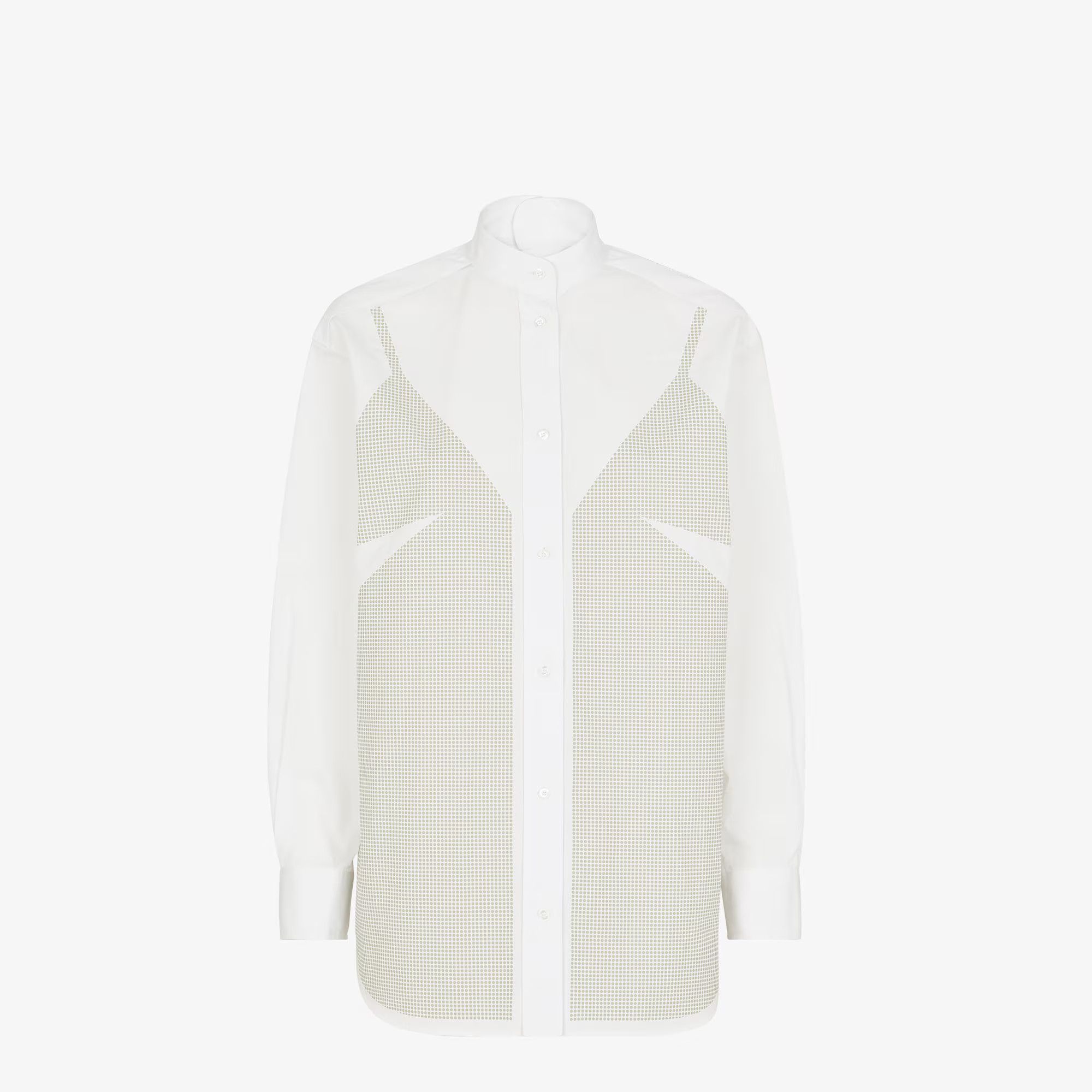 Fendi o1s1wg110425 Shirts in White Size L / US 10 / IT 46 - 1 Thumbnail