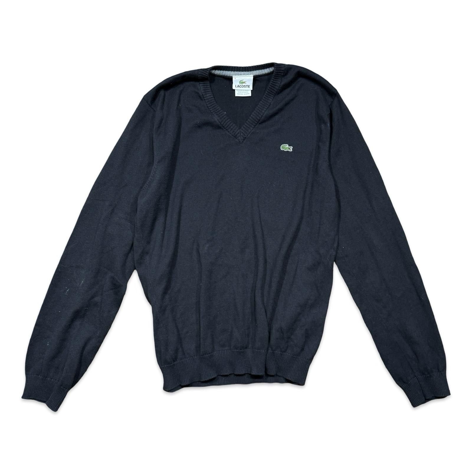 Lacoste Men's Lacoste Black V-Neck Sweater Size US M / EU 48-50 / 2 - 1 Thumbnail