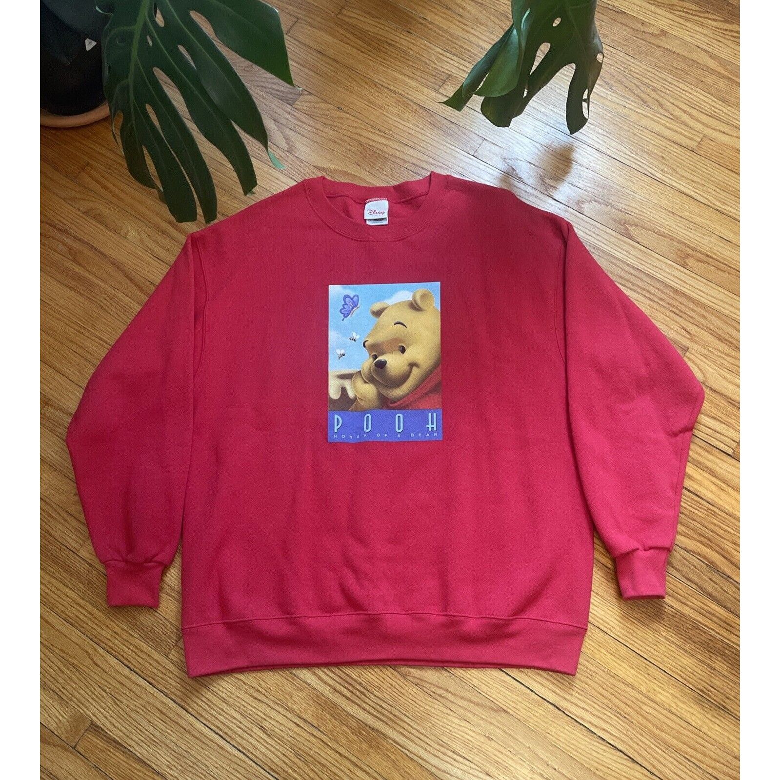 Disney Vintage 90's Large Disney Winnie The Pooh Bear Crewneck Swea Size US L / EU 52-54 / 3 - 1 Thumbnail