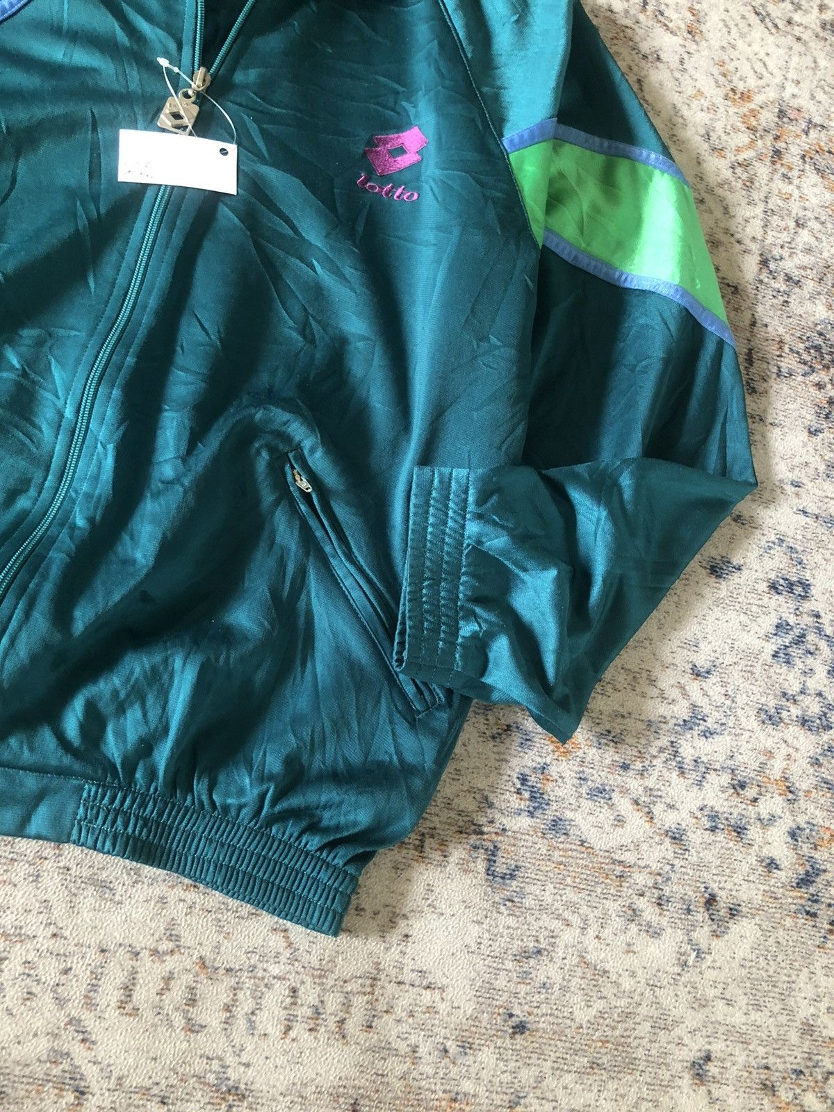 Japanese Brand Tracktop Lotto Vintage Size US M / EU 48-50 / 2 - 5 Thumbnail