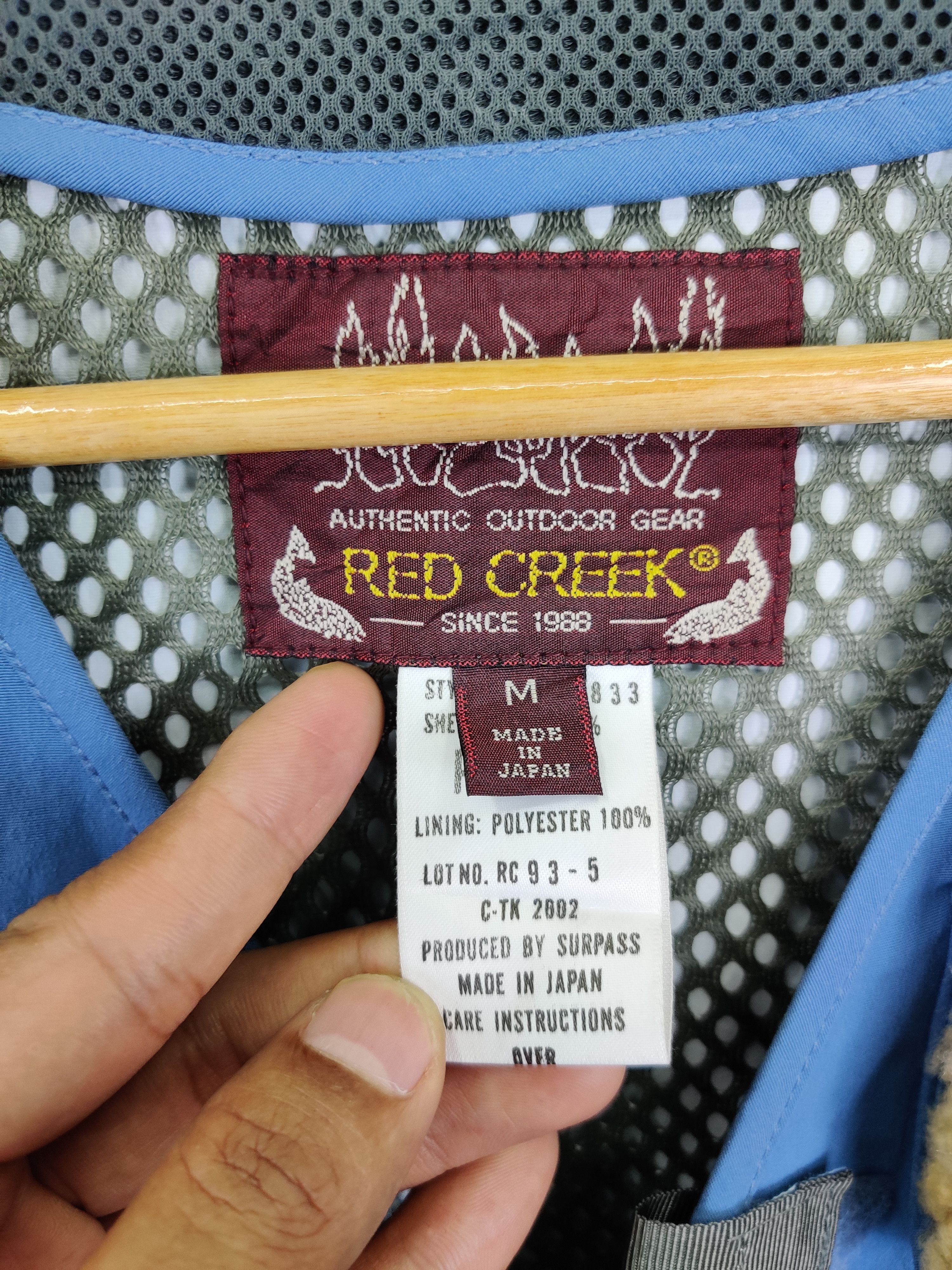 General Research Vintage Red Creek Parachute Pocket Tactical Vest Size US M / EU 48-50 / 2 - 10 Thumbnail