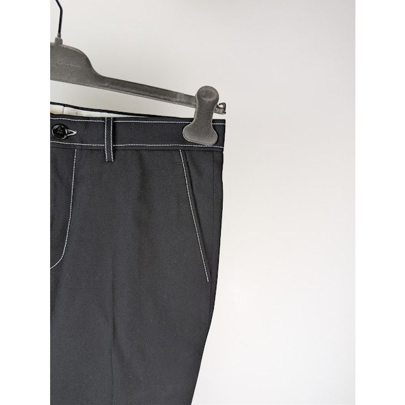 Burberry o1rshd1 Straight-Fit Tapered Tailored Trousers Pant in Black Size US 30 / EU 46 - 5 Thumbnail