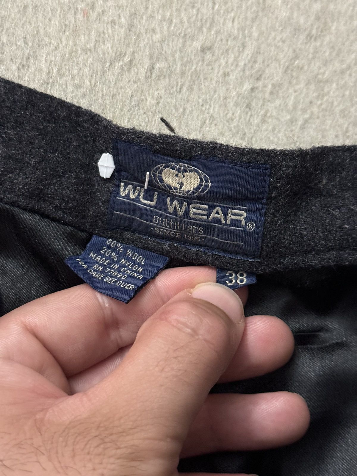 Wu-Tang Clan Vintage 90s Wutang Wu Tang Wu Wear Cargo Pants 38x32 Baggy Size US 38 / EU 54 - 12 Thumbnail