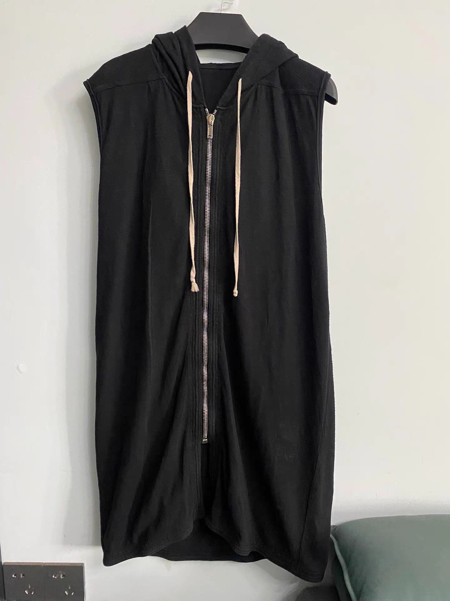 Rick Owens Long Sleeveless Vest Jacket