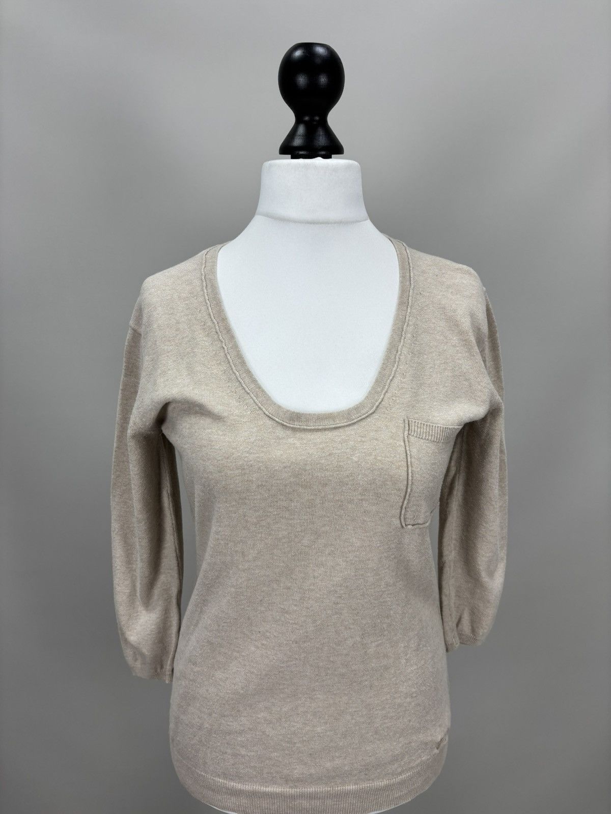 Burberry Womens sweater Burberry Brit Size S Color Beige Size S / US 4 / IT 40 - 2 Thumbnail