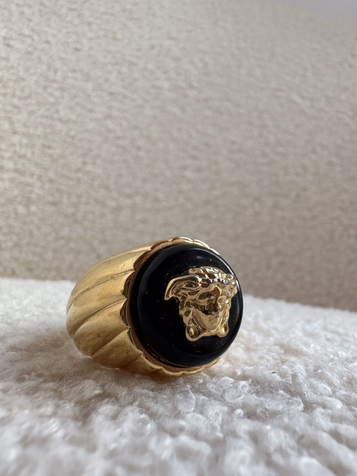 Jewelry Versace Medusa ring signet ring gold luxury Size ONE SIZE - 11 Thumbnail