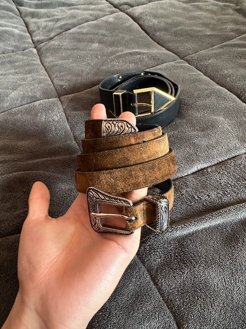 Yves Saint Laurent Saint Laurent 14aw carved series belt 2502-Nextarrow Size ONE SIZE - 3 Thumbnail