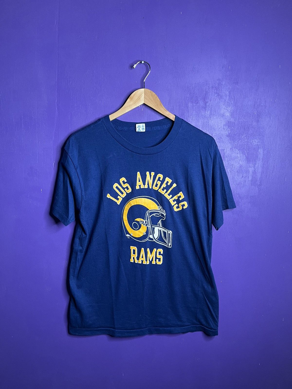 Champion × NFL × Vintage Vintage 80s Champion Los Angeles rams t-shirt Size US L / EU 52-54 / 3 - 1 Thumbnail