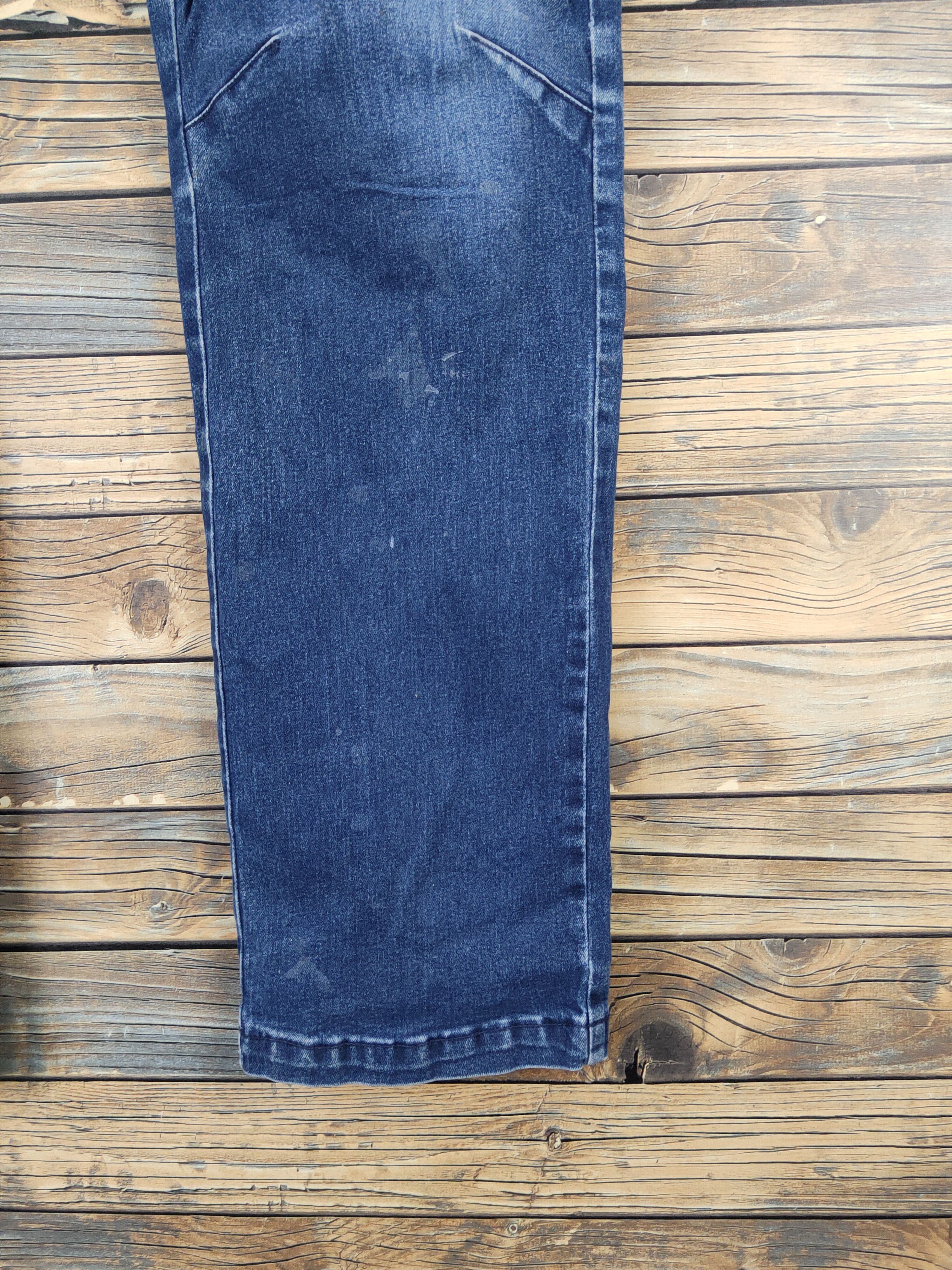 Japanese Brand FieldCore Dark Blue Distressed Ripped Jeans #W1979 Size US 39 - 6 Thumbnail