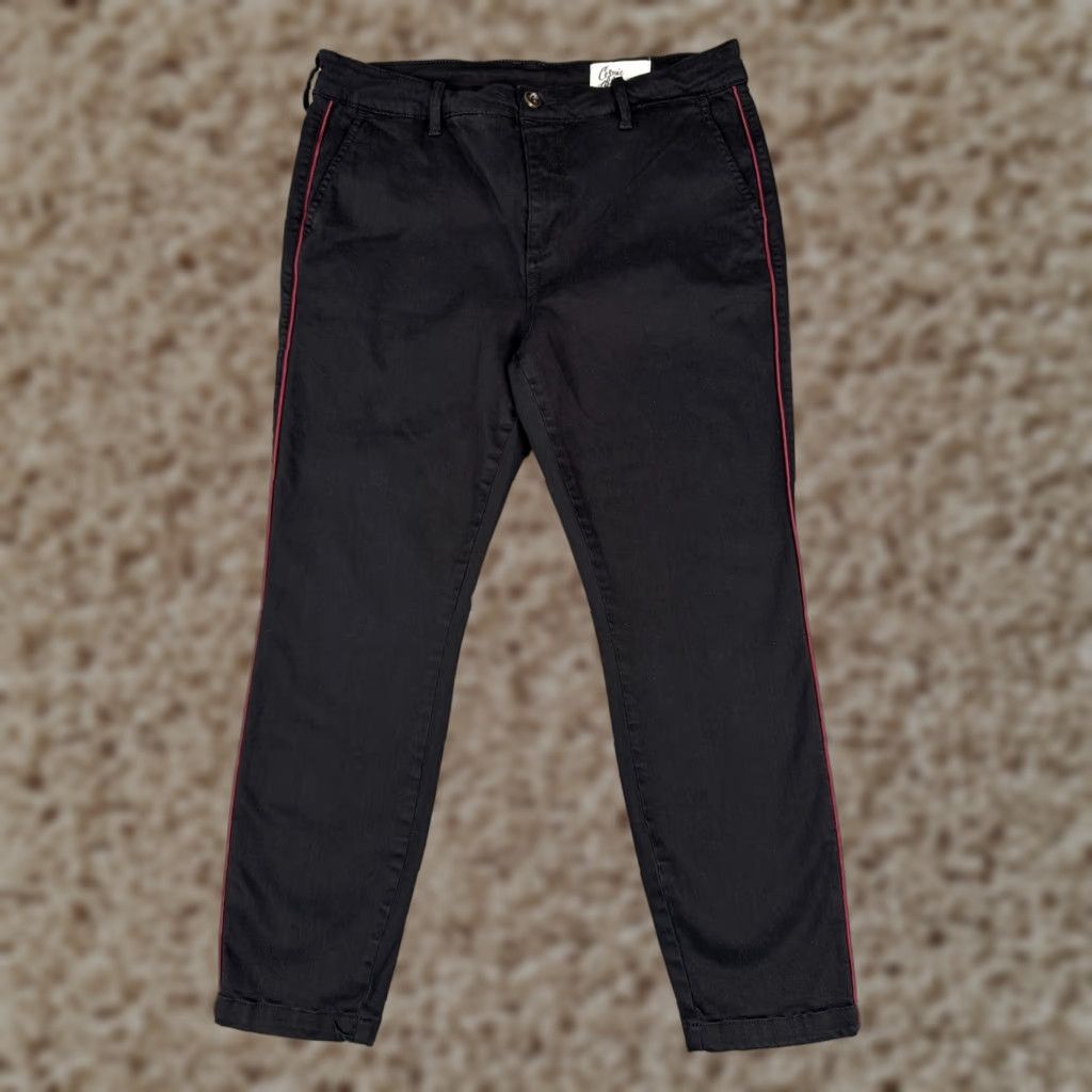 Vintage Cosmic Blue Love Jeans Women 31 Denim Skinny 5-Pocket Black Mid Rise Cotton Blend Stretch Jeans Womens - 31x24 Size 24" / US 00 / IT 34 - 1 Thumbnail