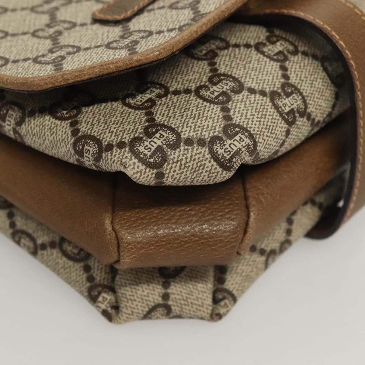 Gucci GUCCI GG Plus Supreme Shoulder Bag Pvc Beige Gold Size ONE SIZE - 10 Thumbnail