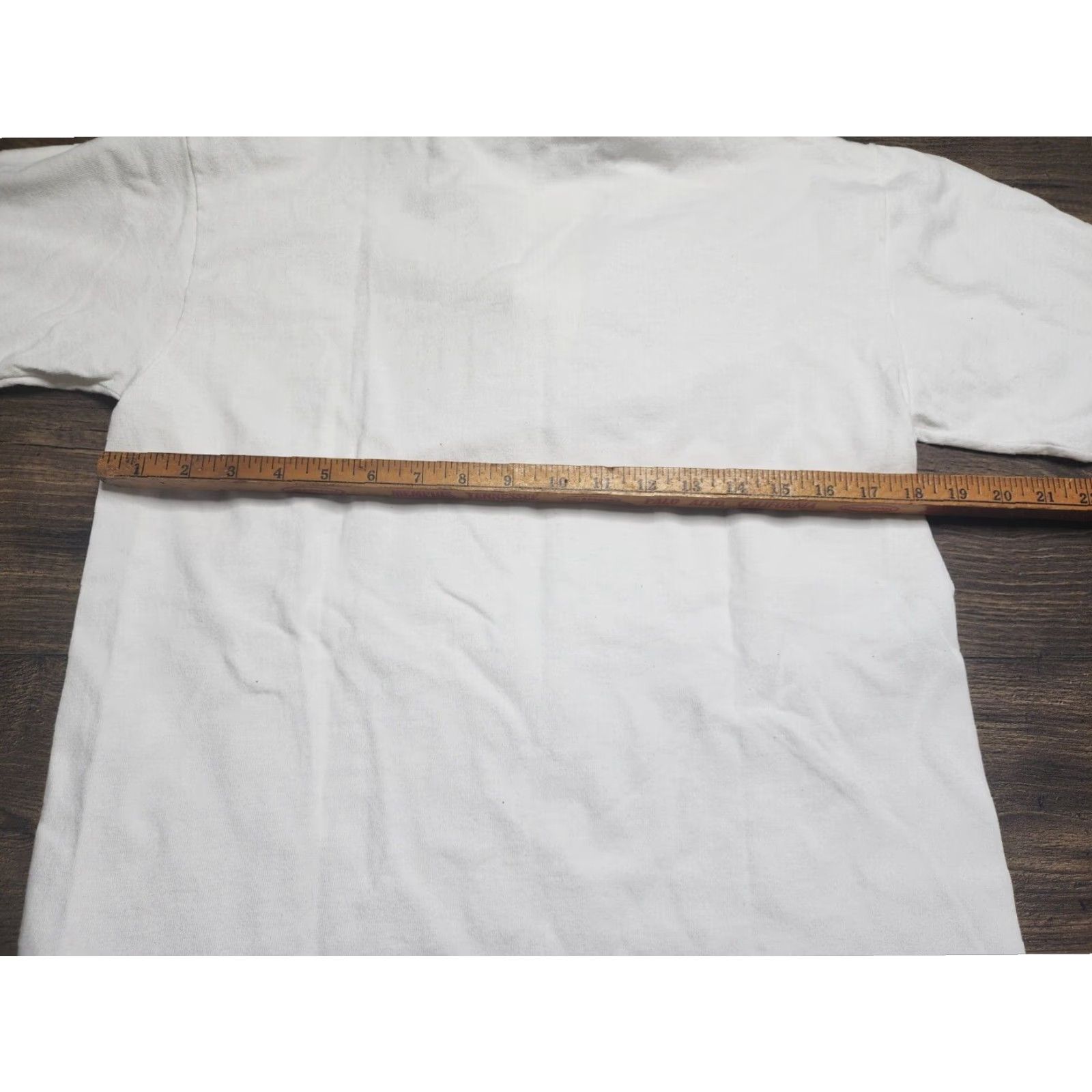 Vintage VINTAGE Cotton Deluxe Mens M Heavyweight Short Sleeve Henley T Shirt White Distressed Size US M / EU 48-50 / 2 - 3 Thumbnail