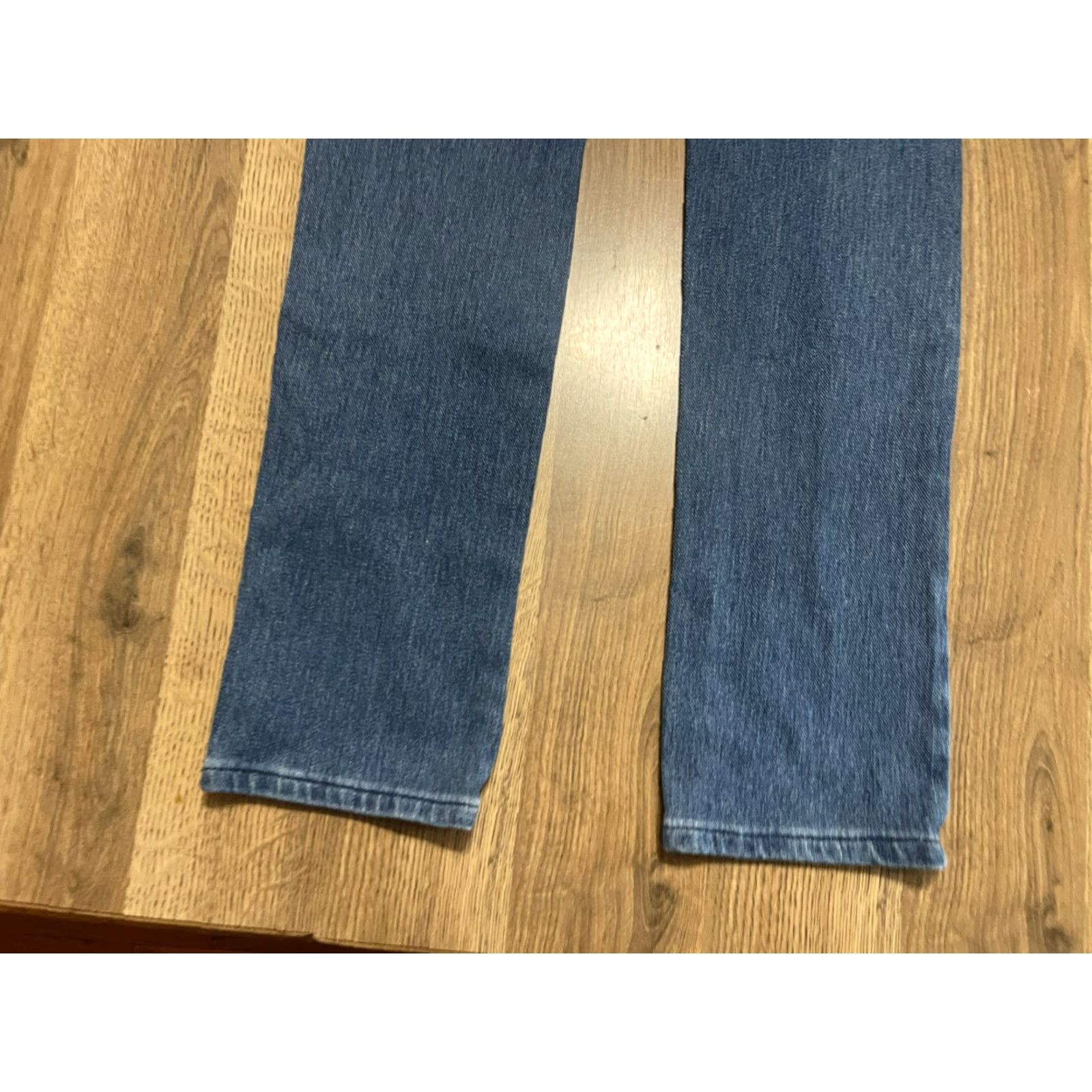 Vintage Belle by Kim Gravel Jeans Women's 4 Tall Blue Denim Straight Pull On Size 27" / US 4 / IT 40 - 4 Thumbnail