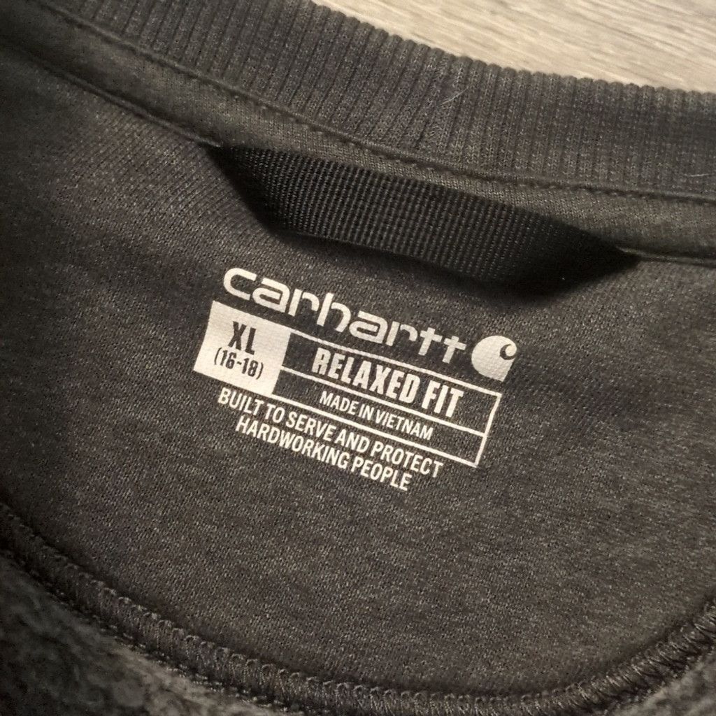 Carhartt Carhartt grey relaxed fit midweight Crewneck sweatshirt XL Size XL / US 12-14 / IT 48-50 - 2 Thumbnail