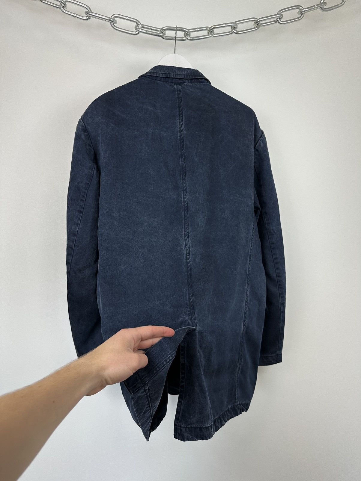 Balmain Vintage Balmain Designer Tencel Fabric Dyed Blazer Jacket Size 46R - 11 Thumbnail
