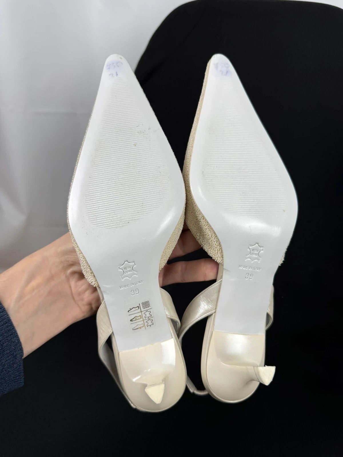 Other Sophie Sposa Avorio Slingback Mules size 39 Size US 9 / IT 39 - 7 Thumbnail