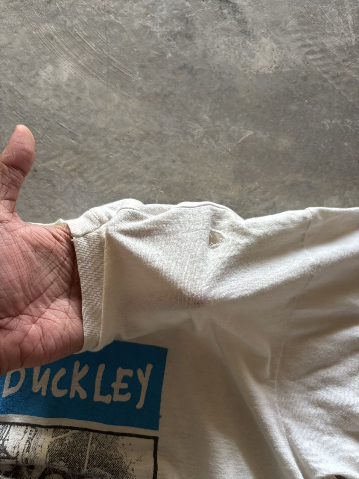 Band Tees RARE SCARCE JEFF BUCKLEY 1995 GRACE TOUR DISTRESSED BOXY ERD Size US XL / EU 56 / 4 - 8 Thumbnail