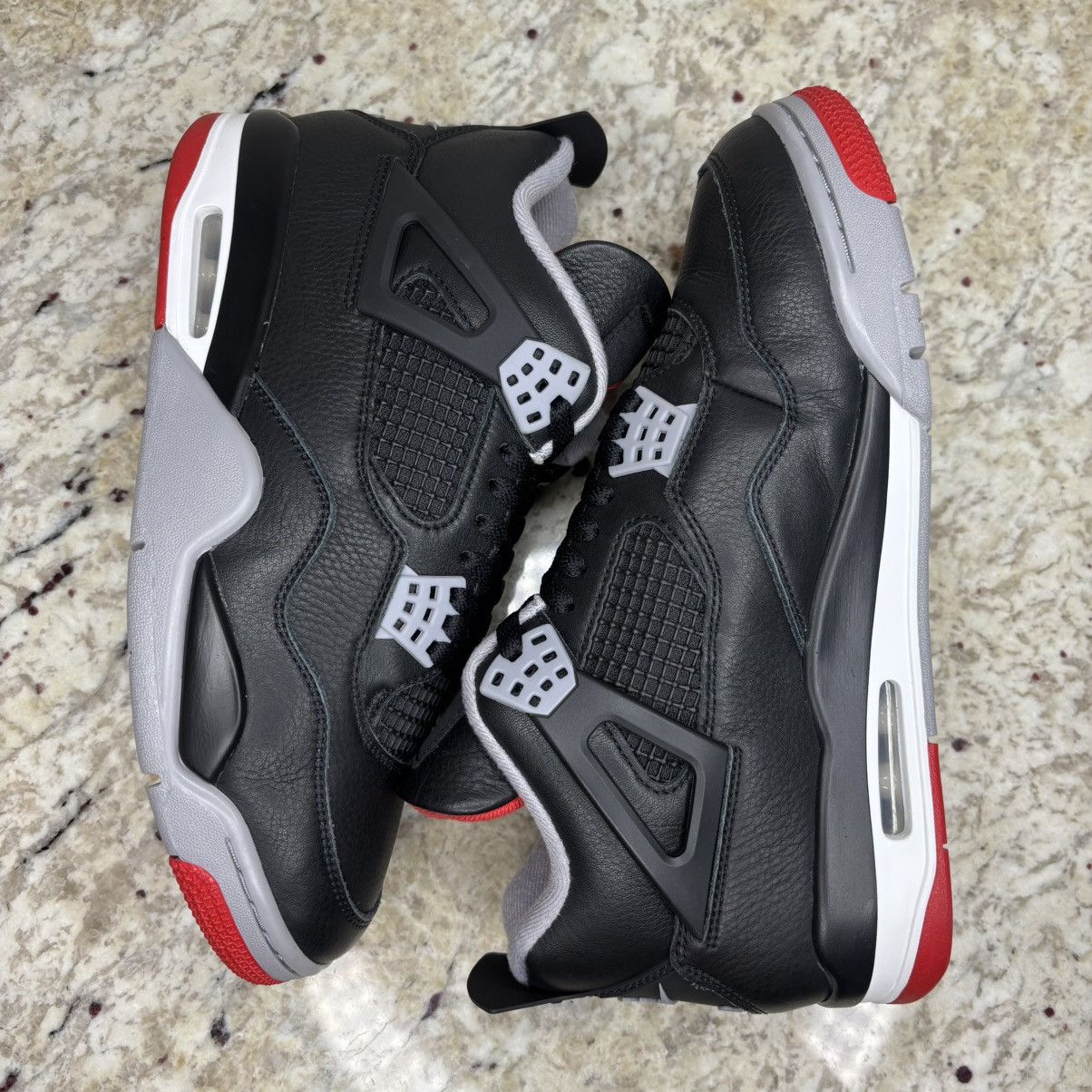 Jordan Brand Size 9 - Jordan 4 Retro Bred Reimagined WORN LIGHTLY W/BOX Size US 9 / EU 42 - 14 Thumbnail