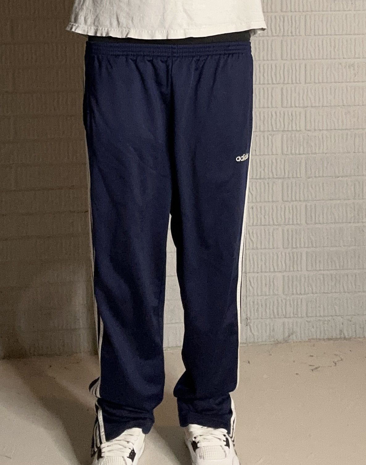 Adidas Vintage 90s Adidas Tear-Away Track Pants Size US 36 / EU 52 - 1 Thumbnail