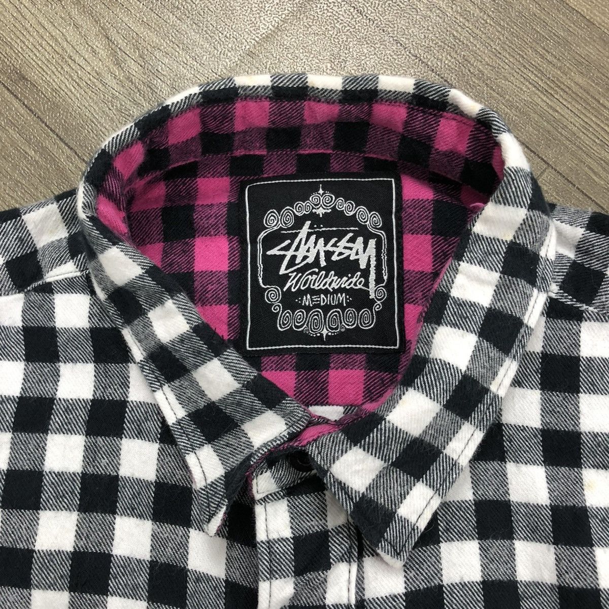 Stussy Vintage Stussy KidPlaid Flannel Shirt Bitch Skateboard Fuct Size US M / EU 48-50 / 2 - 4 Thumbnail