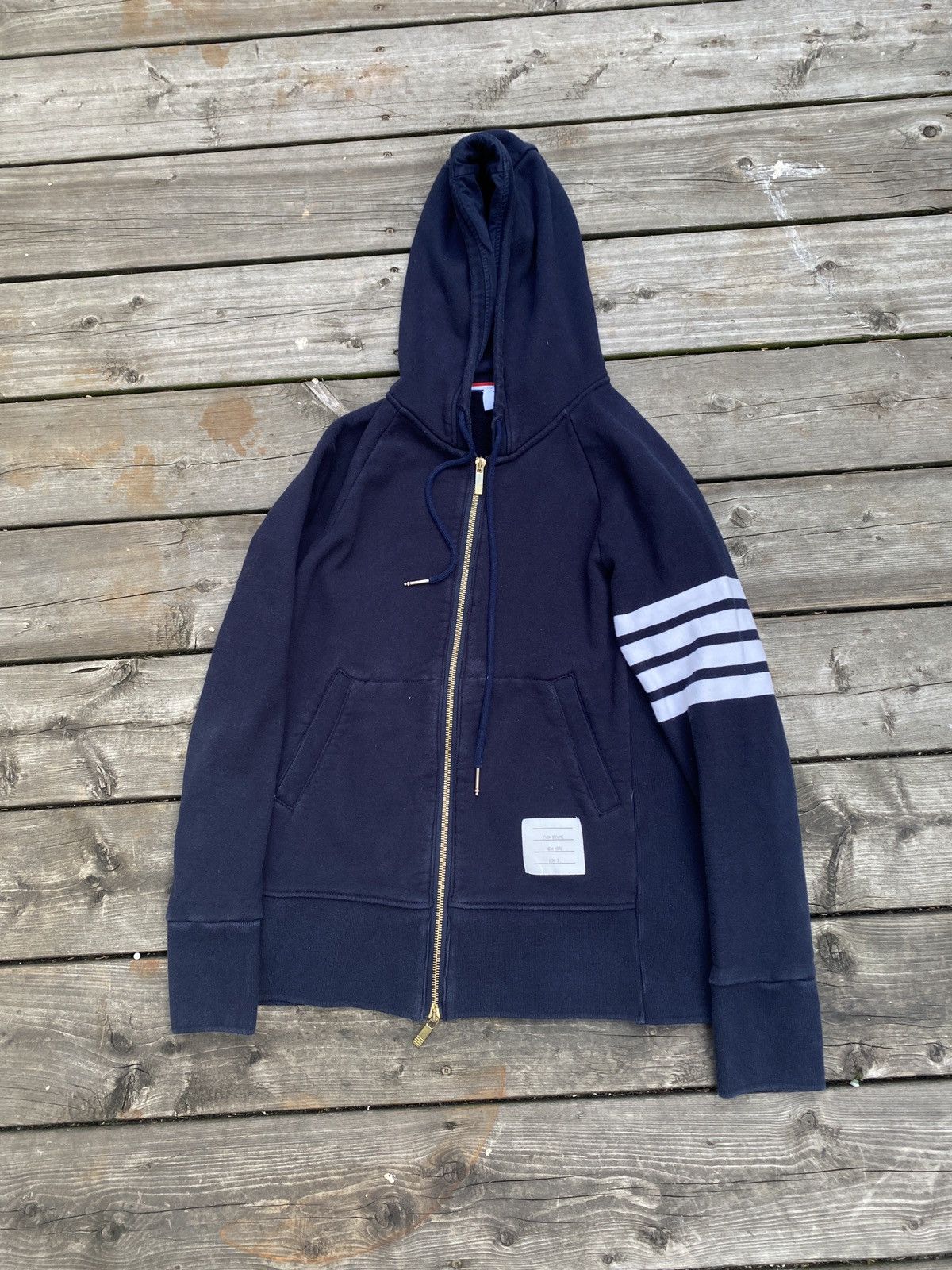 Thom Browne Thom Browne 4 Bar Hoodie Sweater Size 3 Size US L / EU 52-54 / 3 - 21 Thumbnail