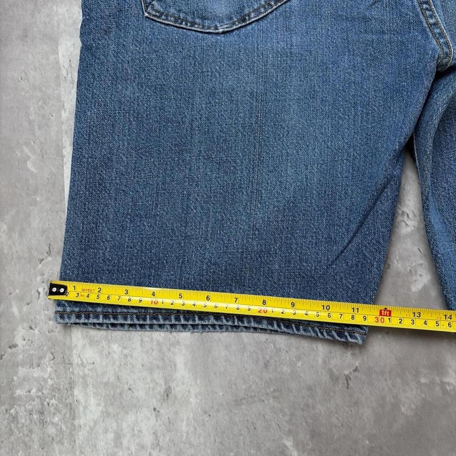 Levi's Y2K Blue Levi’s Grunge Baggy Skater Denim Jorts Size US 40 / EU 56 - 8 Thumbnail