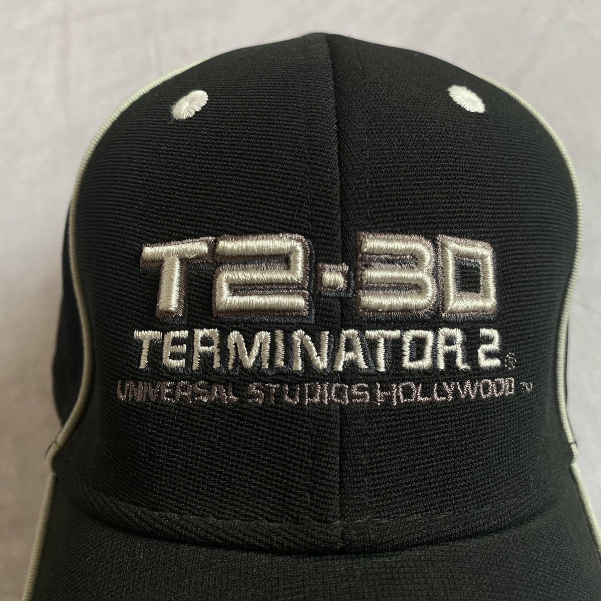 Universal Studios × Vintage Vintage Terminator 2 T2-3D Universal Studios Y2K Cap Hat Size ONE SIZE - 4 Thumbnail