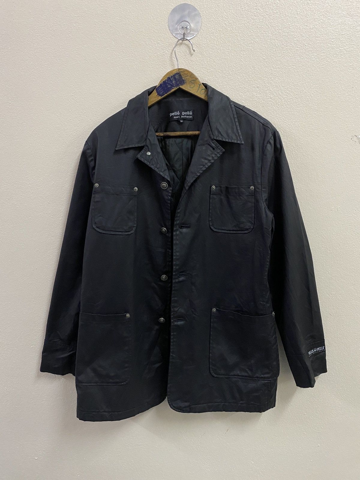 Marc Buchanan Vtg Pellé Pellé Marc Buchanan Black Jacket Size US M / EU 48-50 / 2 - 1 Thumbnail