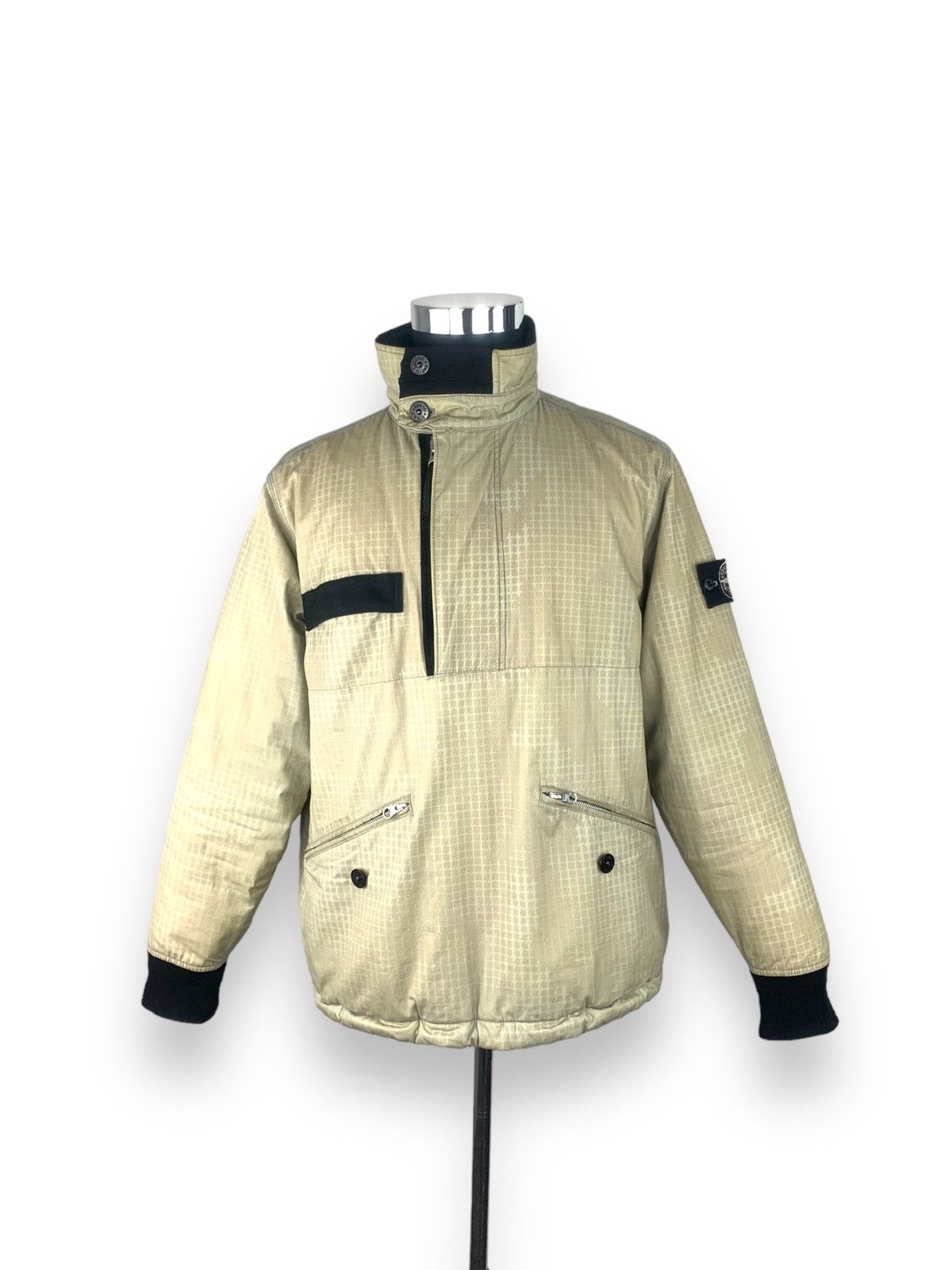 image of Stone Island Ice Jacket in Beige, Men's (Size Medium)