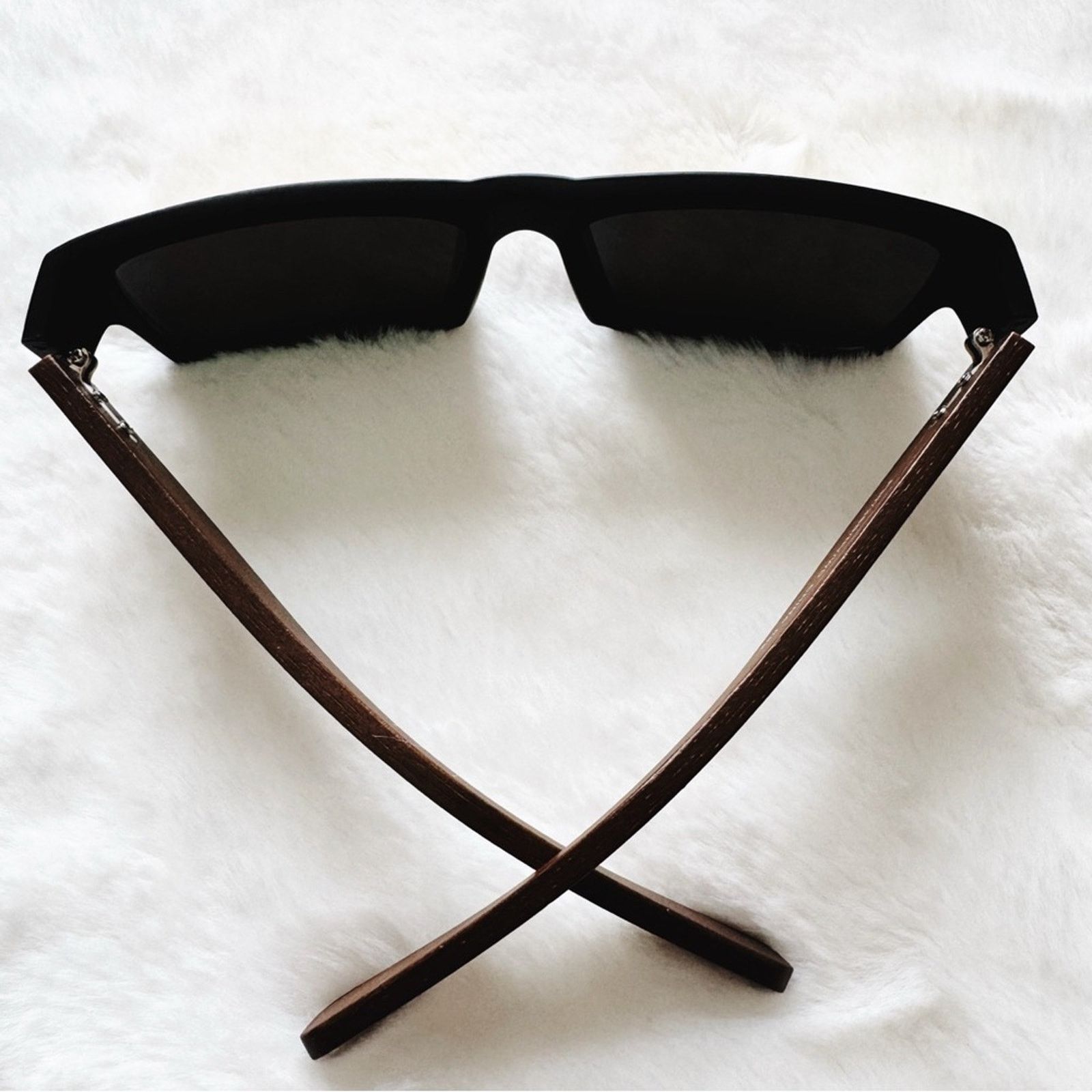 Other Jensen Orange & Dark Wood Sunglasses Size ONE SIZE - 10 Thumbnail