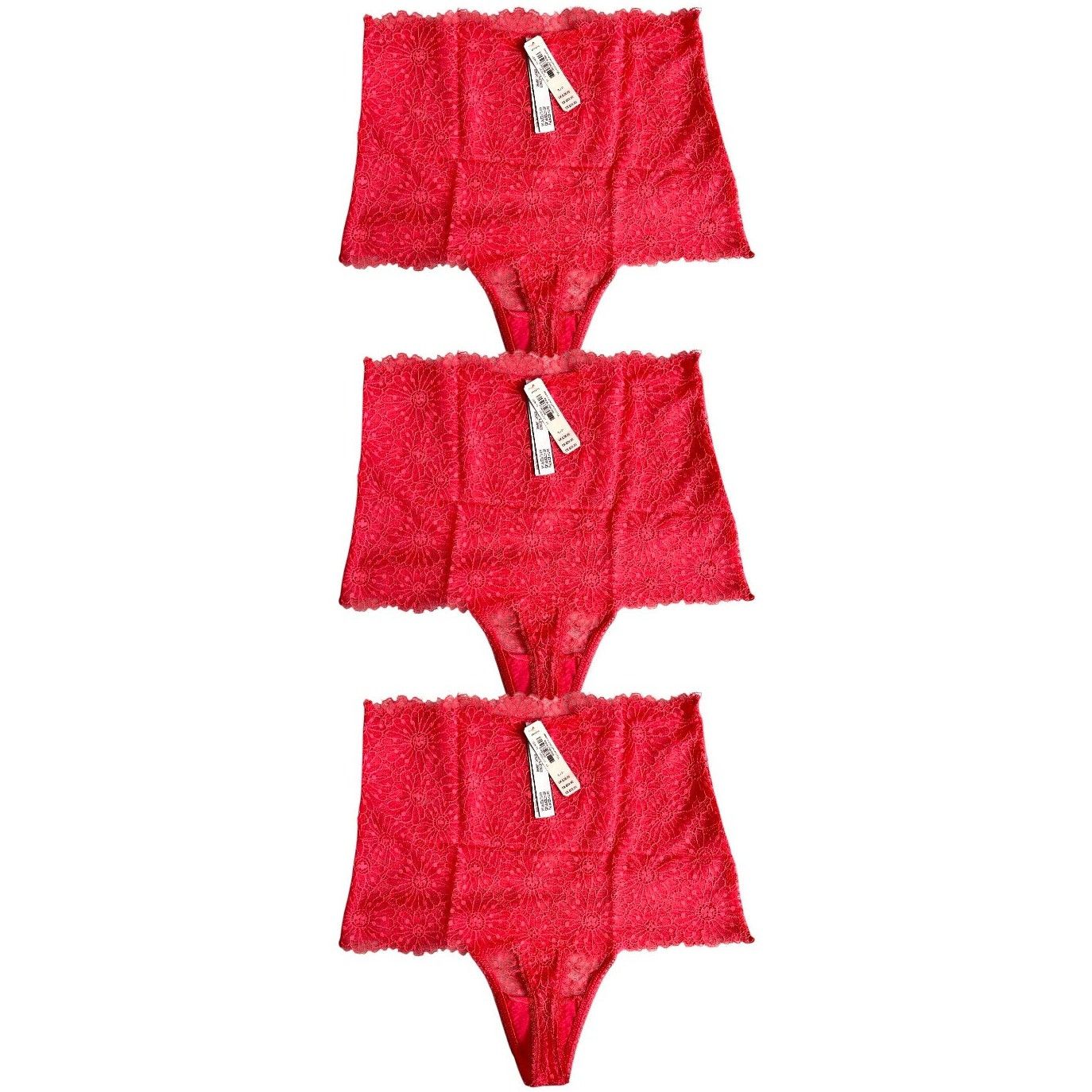 Victoria's Secret Lot 3 Victoria's Secret High-Rise Thong Panty, S Size ONE SIZE - 2 Thumbnail