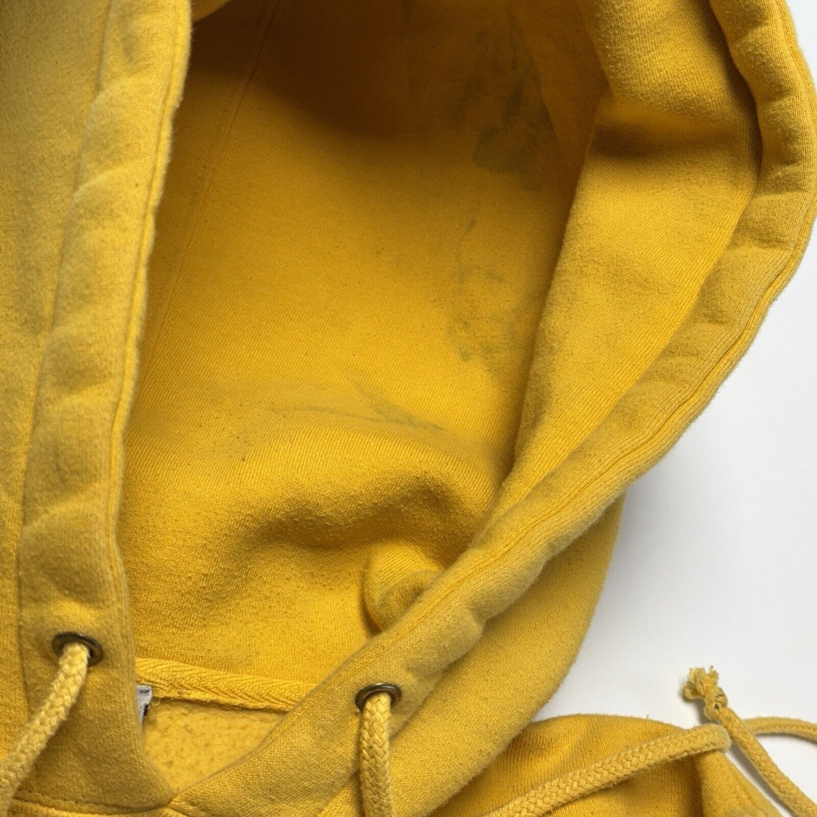Stussy Stussy Blank Hoodie Mens Large Yellow Y2K Skate Sweatshirt B Size US L / EU 52-54 / 3 - 14 Thumbnail