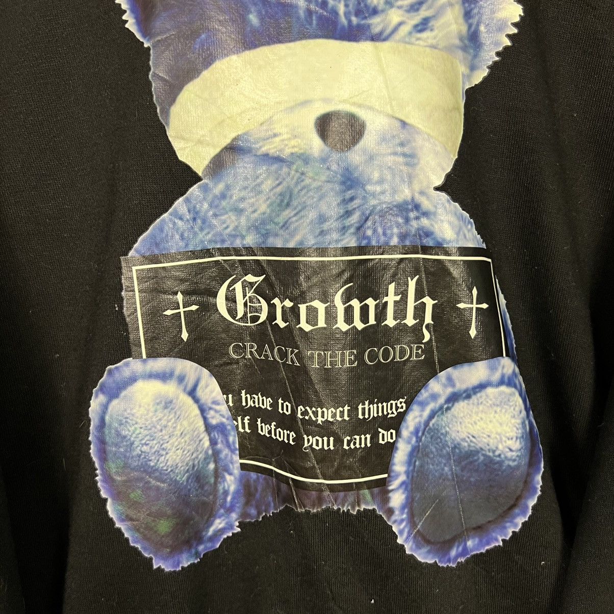 Japanese Brand Blind Bear Graphic Big Logo Lolita Punk Hoodies #4209-C192 Size US XL / EU 56 / 4 - 10 Thumbnail