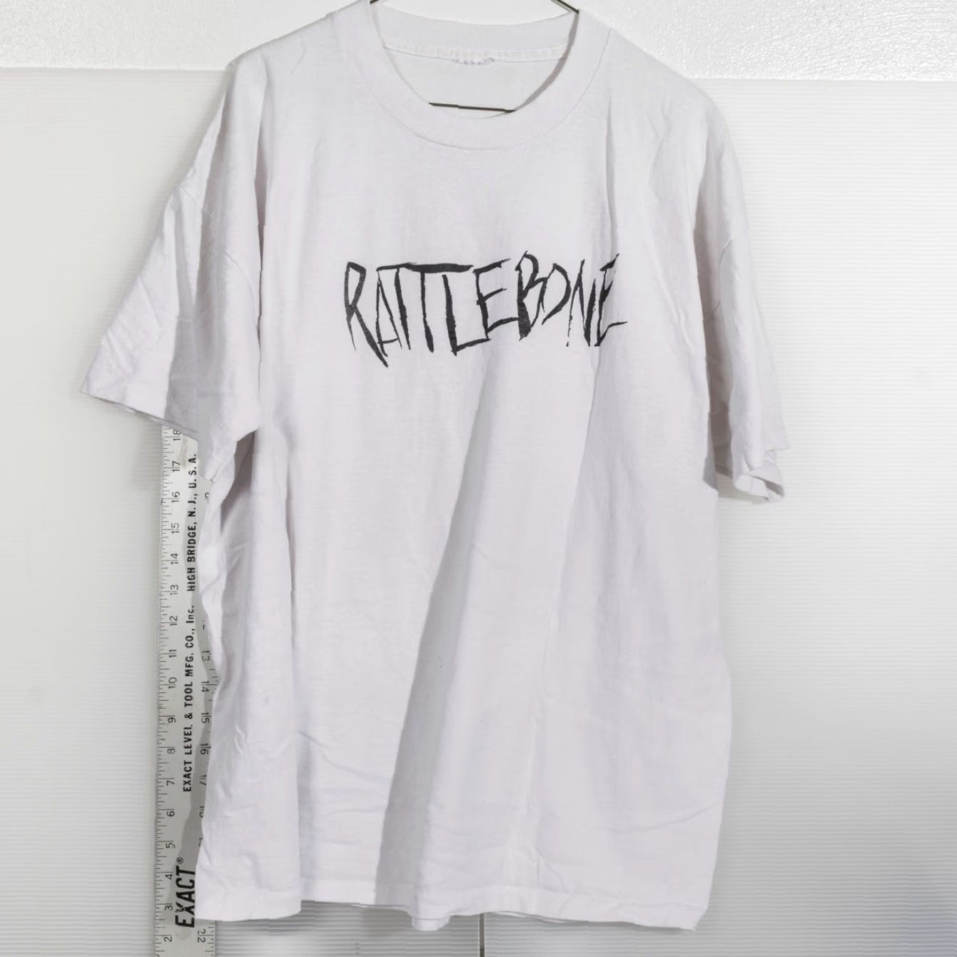 Vintage VINTAGE Rattlebone Band Concert T Shirt 1990s Single Stitch Size L White Mens Size US L / EU 52-54 / 3 - 3 Thumbnail