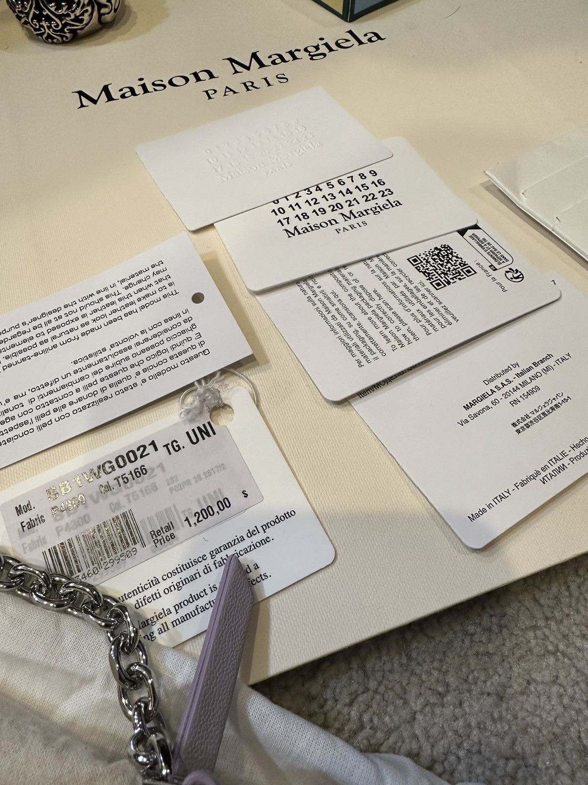 Maison Margiela Maison Margiela Mini Grand Slam Purple Shoulder Bag Size ONE SIZE - 3 Thumbnail