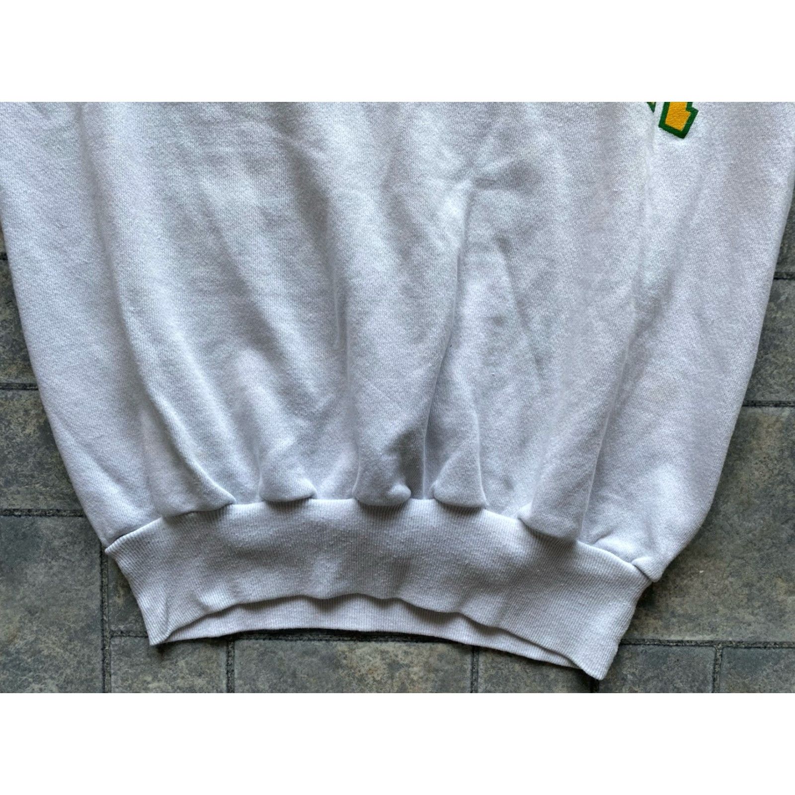 Anvil VINTAGE Anvil Sweatshirt Baylor College Made In USA Mens L White Long Sleeve USA University College Pullover Wear Size US L / EU 52-54 / 3 - 3 Thumbnail