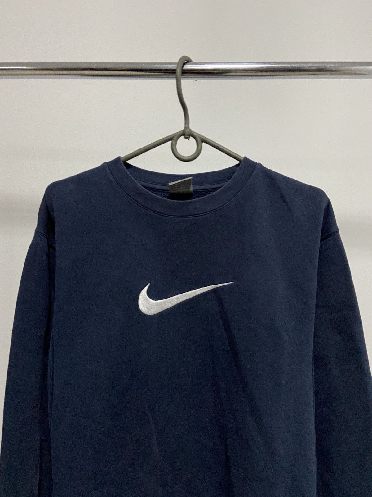 Nike × Vintage Nike Sweatshirt big Logo swoosh Vintage 90s skate Size US S / EU 44-46 / 1 - 2 Thumbnail