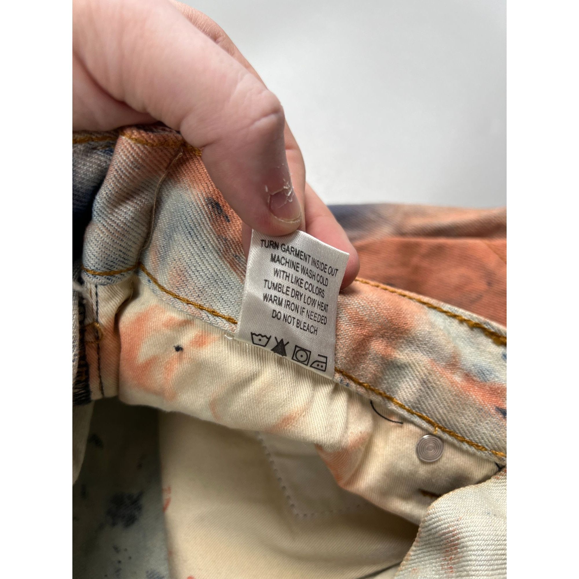 Other Dope Multicolour Skinny Denim Jeans Pants (Y0968) Size US 32 / EU 48 - 8 Thumbnail